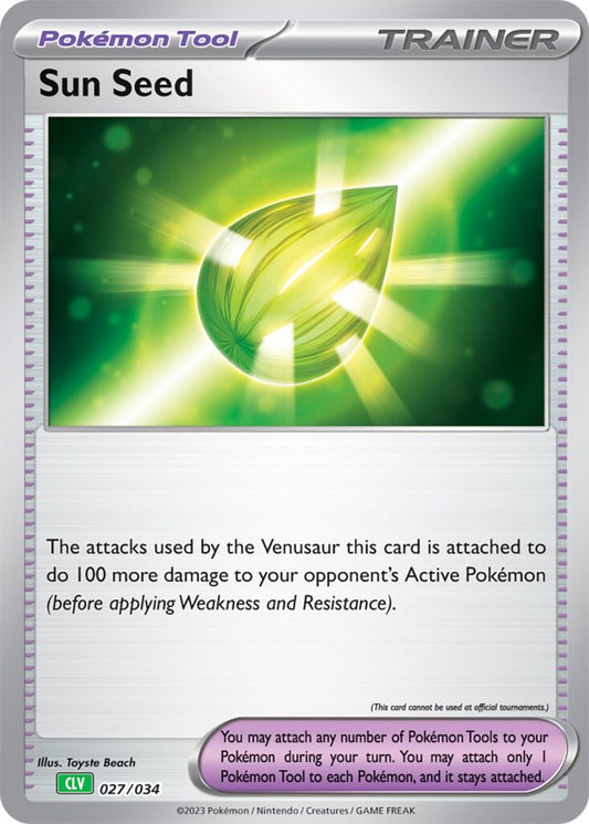 Sun Seed 027/034 Promo Holo